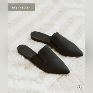 NWT Jenni Kayne — Oiled Leather Mule (Black)